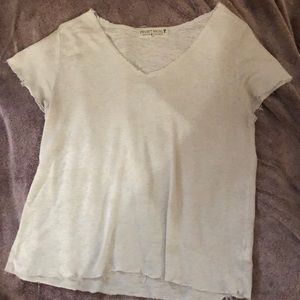 Off white t-shirt (distressed ends)